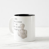 Marcus Aurelius Quote Mug ツートーンマグカップ (正面左)