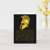 Marcus Aurelius Stoic Philosophy Quote - Roman Sto カード (黄色い花)
