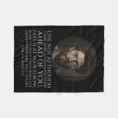 Marcus Aurelius Stoicism - Roman Stoic Philosophy  フリースブランケット (正面(横))