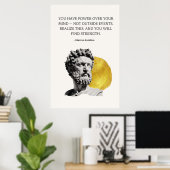 Marcus Aurelius Wisdom Quote ポスター (ホームオフィス)