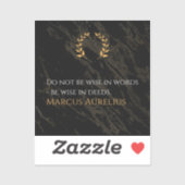 Marcus Aurelius's Wisdom: Actions Speak Louder Tha シール (シート)