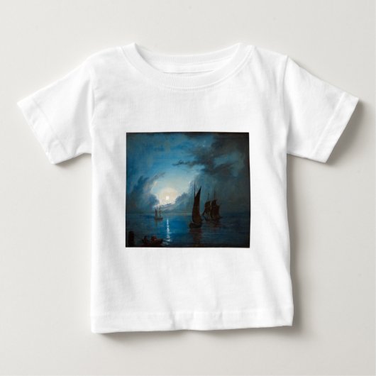 Marcus Larson hav-i-mansken-1848.water boat自然 ベビーTシャツ (正面)