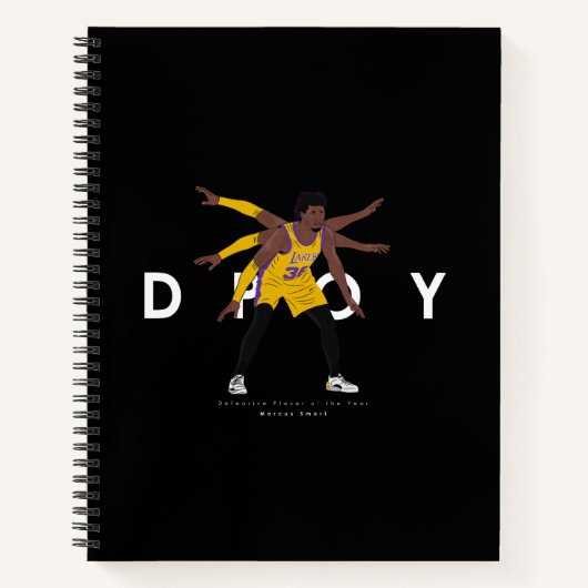 Marcus Smart DPOY | Los Angeles Lakers ノートブック (正面)