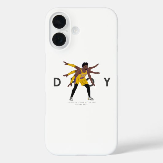 Marcus Smart DPOY | Los Angeles Lakers Case-Mate iPhoneケース (裏面)