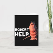 Marcus The Worm Meme Funny Graphics Vrchat Robert カード (正面)