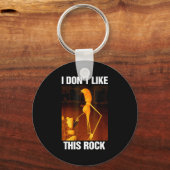 Marcus The Worm Meme Robert I Don't Like This Rock キーホルダー (正面)