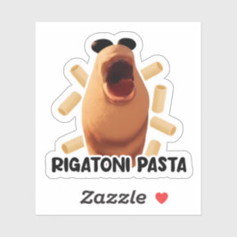 Marcus the Worm - Rigatoni Pasta シール