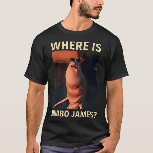Marcus The Worm Where Is Jimbo James Funny Meme Tシャツ (正面)