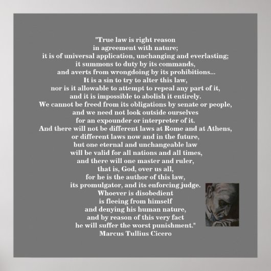 Marcus Tullius Cicero POSTER ポスター (正面)