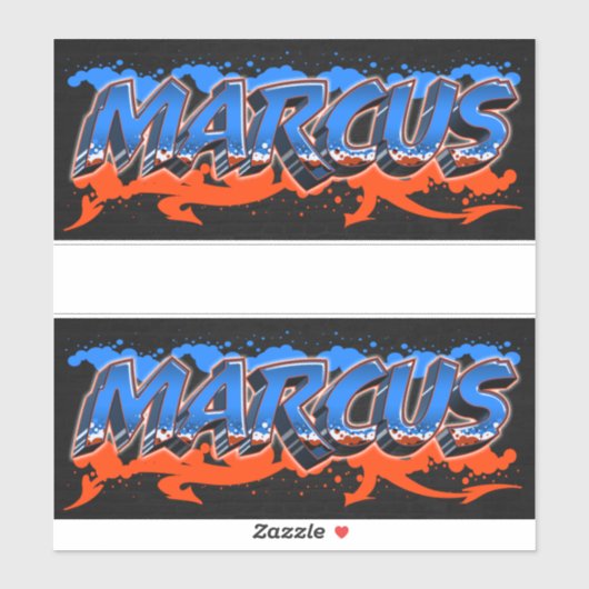 Marcus Vorname Name Graffiti Aufkleber Sticker シール (シート)
