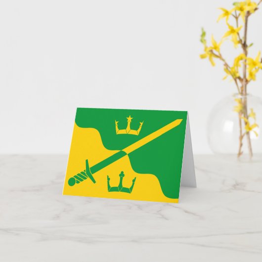 Marden flag カード (黄色い花)