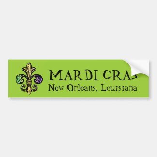 Mardi Fleur de Gras バンパーステッカー