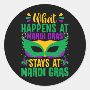 Mardi Grasで起こることMardi Grasに滞在 ラウンドシール