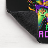 Mardi Grasのビデオゲームコントロールのためにゲームを一時停止 マウスパッド (コーナー)