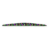 Mardi Grasの羽のシームレスなパターン タイヘッドバンド (裏面)
