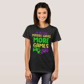Mardi Grasビデオゲームコントローラ素晴らしボーイズ費用 Tシャツ (正面フル)