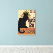 Mardi Grasポスター2014 キャンバスプリント (インサイチュ (ウッドフロア))