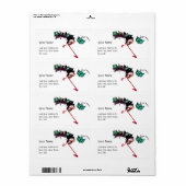 MARDI GRASマスカレード ラベル (フルシート)