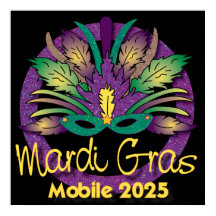 Mardi Grasマスクポスター – 2025 – モバイル