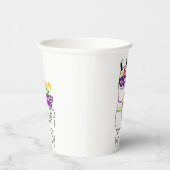 Mardi Grasラマのマスクビーズパーティー 紙コップ (右)