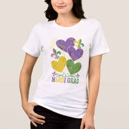 Mardi Gras -おもしろい&フェスティバルTシャツお祝い トライブレンドTシャツ