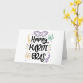 ***MARDI GRAS*** カード (黄色い花)