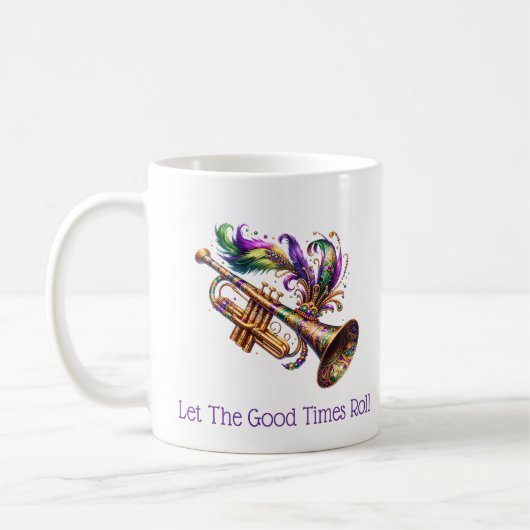 Mardi Gras  コーヒーマグカップ (左)