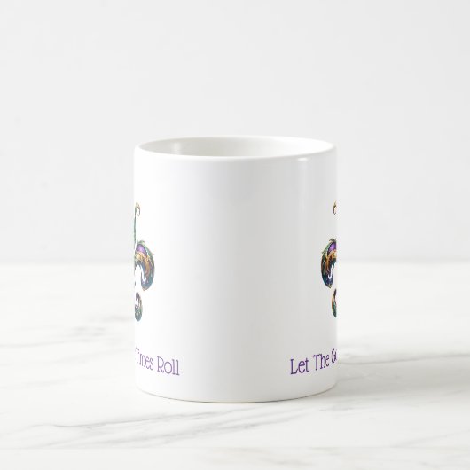 Mardi Gras コーヒーマグカップ (中央)