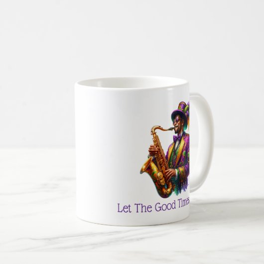 Mardi Gras コーヒーマグカップ (正面右)