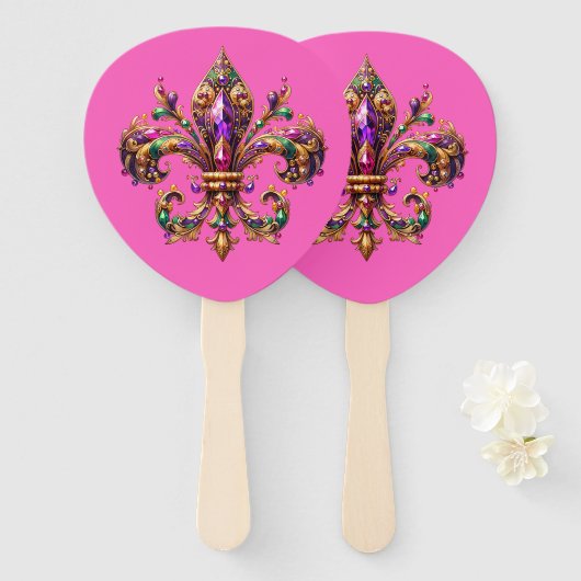 Mardi Gras     ハンドファン (正面&裏面)