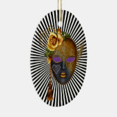 Mardi Gras – マスカレード – SRF セラミックオーナメント (右)