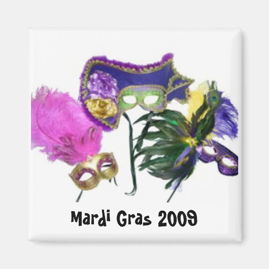 Mardi Gras 2009磁石 マグネット (正面)