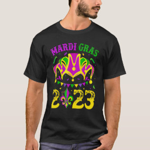 Mardi Gras 2023マスクビーズコスチューム男性の女性ギル Tシャツ