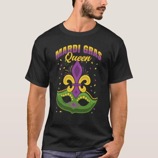 Mardi Gras 2023 Mardi Gras Queen Couples Matching  Tシャツ (正面)