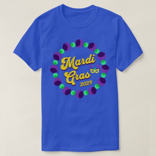 Mardi Gras 2024 Tシャツ – 1 (デザイン正面)