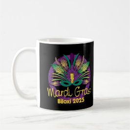 Mardi Gras 2025マグカップ – Biloxi, MS. コーヒーマグカップ