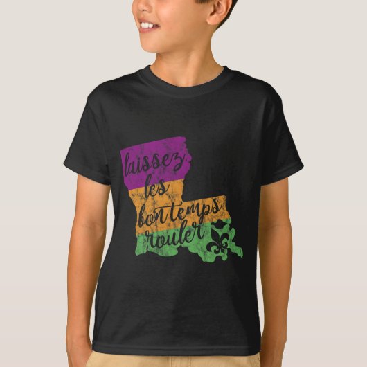 Mardi Gras 2025 Laissez Les Bon Temps Rouler New O Tシャツ (正面)