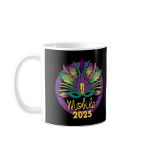 Mardi Gras 2025 Mug – モバイル， AL