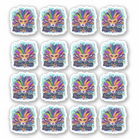 Mardi Gras '24シール シール (正面)