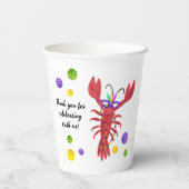 Mardi Gras A little Queen in on the way 紙コップ (裏面)