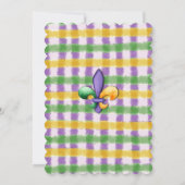 Mardi Gras A little Queen Scallop Invitation 招待状 (裏面)