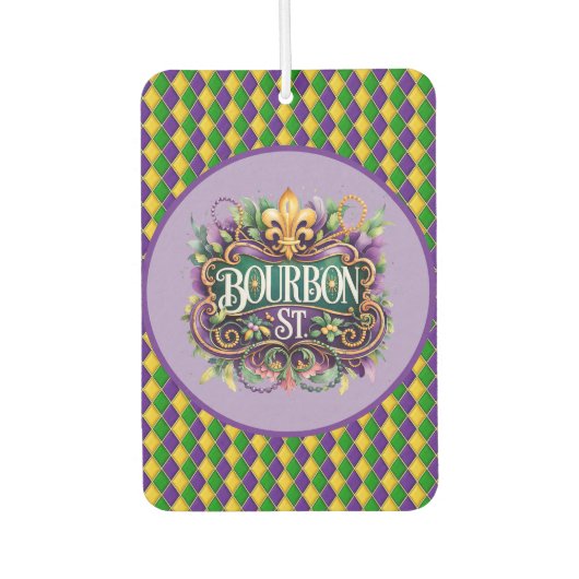 Mardi Gras Air Freshner カーエアーフレッシュナー (正面)