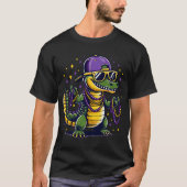 Mardi Gras Alligator Crocodile Costume Tシャツ (正面)