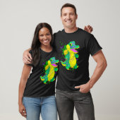 Mardi Gras Alligator Paint Splatter For Men Women  Tシャツ (ユニセックス)