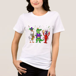 Mardi Gras Animals T-Shirt – Fun Carnival Parade C トライブレンドＴシャツ
