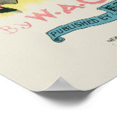 Mardi Gras Antique Yellow Poster ポスター (角)