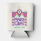 Mardi Gras Arch dots, Galveston, Texas 缶クーラー (正面)