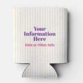 Mardi Gras Arch dots, Galveston, Texas 缶クーラー (裏面)