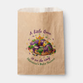 Mardi Gras Baby Girl Kraft フェイバーバッグ (正面)