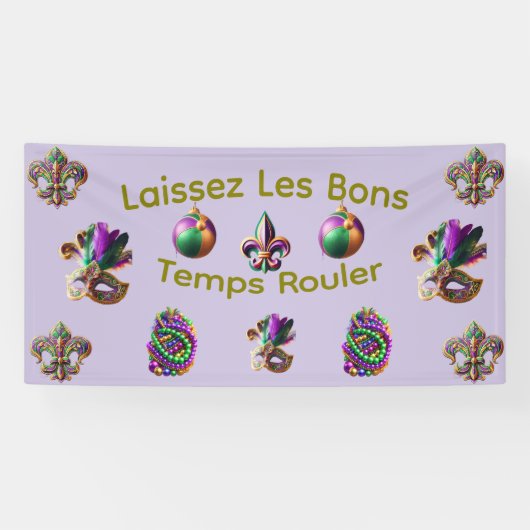 Mardi Gras Banner 横断幕 (横)